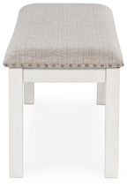 Robbinsdale - Large Upholstered Dining Room Bench - Antique White
