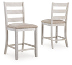 Skempton - Upholstered Barstool (Set of 2) - White