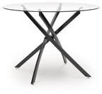Pharwynn - Round Dining Room Table - Black