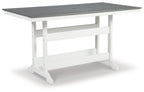 Transville - Counter Table W/Umb Opt