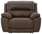 Dunleith - Zero Wall Recliner w/PWR HDRST - Chocolate