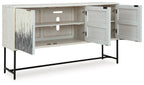 Freyton - Accent Cabinet - White / Gray