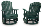 Shell Beach - Swivel Glider Chair - Green