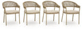 Orchard Beach - Arm Chair With Cushion (Set of 4) - Beige