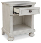 Robbinsdale - One Drawer Night Stand - Antique White