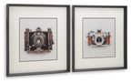 Dirkgrove - Wall Art Set (Set of 2) - Black / White / Brown