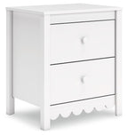 Hallityn - Two Drawer Night Stand - White