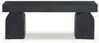 HoLGrove - Accent Bench - Black