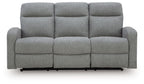 Gauntlet - 2 Pc. - Reclining Sofa And Loveseat - Sterling