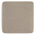 Brogan Bay - Oversized Accent Ottoman - Cork