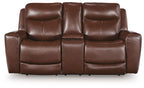 Next Move - Power Reclining Loveseat With Console / Adjustable Headrest