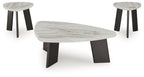 Lilyberg - Occasional Table Set (Set of 3) - Gray / Black