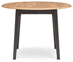 Gesthaven - Round Dining Room Drop Leaf Table Set