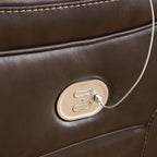 Dunleith - 2-Piece Power Reclining Loveseat - Chocolate