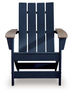 East Beach - Adirondack Chair - Black / Beige
