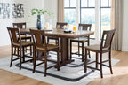 Rylandeen - Counter Height Extension Dining Table Set