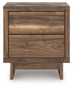 Chirason - Two Drawer Night Stand - Brown