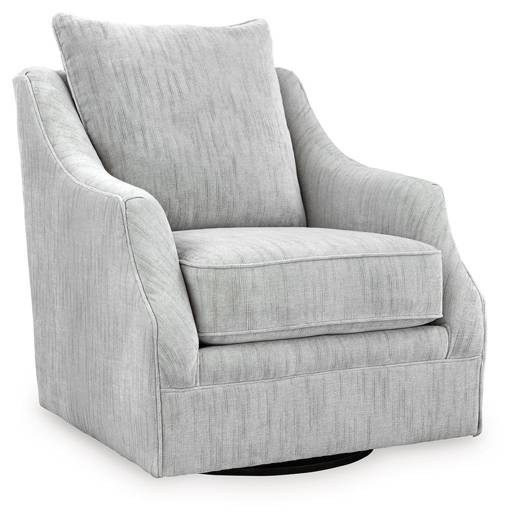 Gubbins - Swivel Accent Chair - Gray