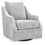Gubbins - Swivel Accent Chair - Gray
