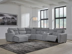 Modmax II - Reclining Sectional - Salt And Pepper