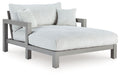 Hurley Park - Chaise Lounge With Cushion - Gray