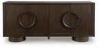 Veeda - Accent Cabinet - Dark Brown
