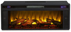 Entertainment Accessories - Fireplace Insert - Rectangular - Black