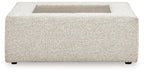 Ashbourne Estate - Oversized Accent Ottoman - Snowstone