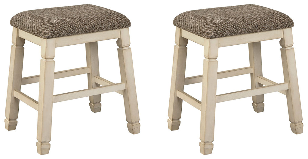 Bolanburg - Upholstered Stool (Set of 2) - Beige
