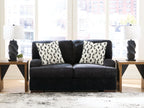 Whitmore Manor - Loveseat - Black Pearl