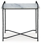Ashber - Accent Table - White / Black