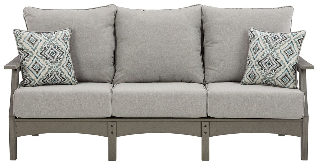 Visola - Sofa with Cushion - Gray