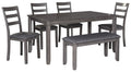 Bridson - RECT DRM Table Set (Set of 6) - Gray