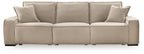 Carceri - 3-Piece Power Sectional Reclining Sofa With Armless Power Recliner - Cashmere