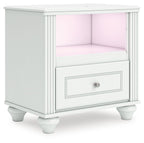 Kozlani - One Drawer Night Stand - White