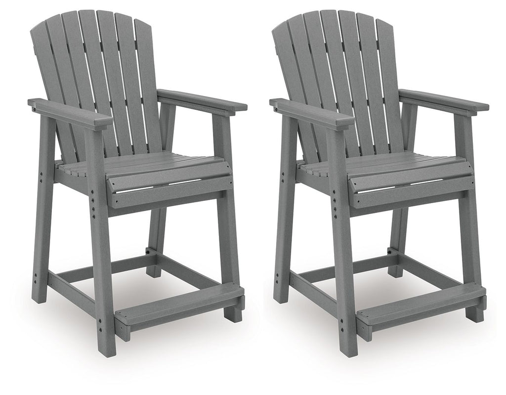 Sanctuary Beach - Barstool (Set of 2) - Dark Gray