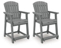 Sanctuary Beach - Barstool (Set of 2) - Dark Gray