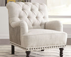 Tartonelle - Accent Chair - Ivory / Taupe