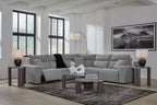 Modmax II - Reclining Sectional - Salt And Pepper