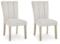Larawyn - Dining Upholstered Side Chair (Set of 2) - Bisque