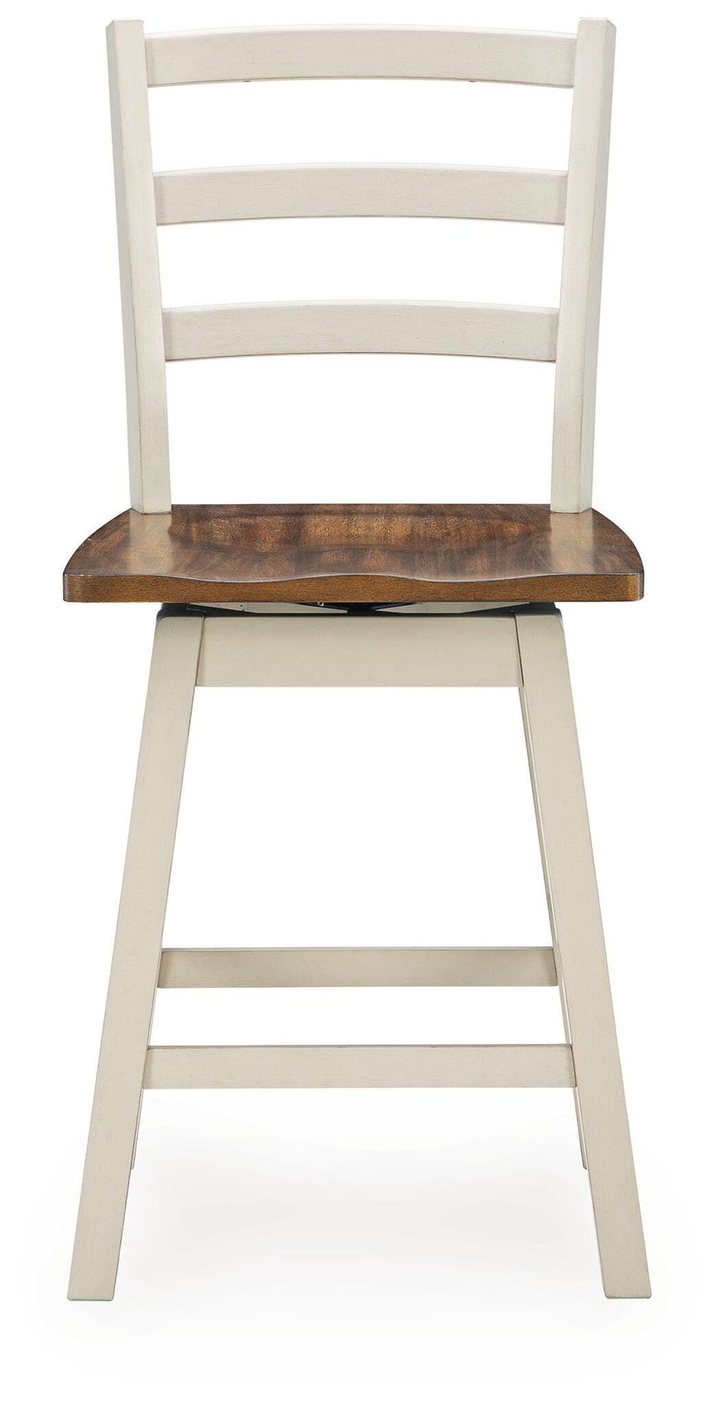Brinfern - Swivel Stool (Set of 2) - Brown / Antique White