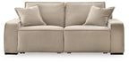 Carceri - 2-Piece Power Reclining Sectional Loveseat - Cashmere