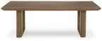 Serene Bay - Rectangular Cocktail Table - Dark Brown