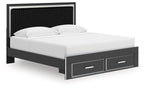 Zuraleus - Upholstered Panel Platform Storage Bed