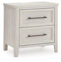 Darbonton - Two Drawer Night Stand - Dove White