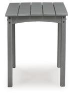 Cove Beach - Square End Table - Gray