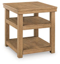 Wittenmyer - Rectangular End Table - Natural / Black