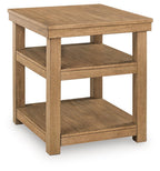 Wittenmyer - Rectangular End Table - Natural / Black