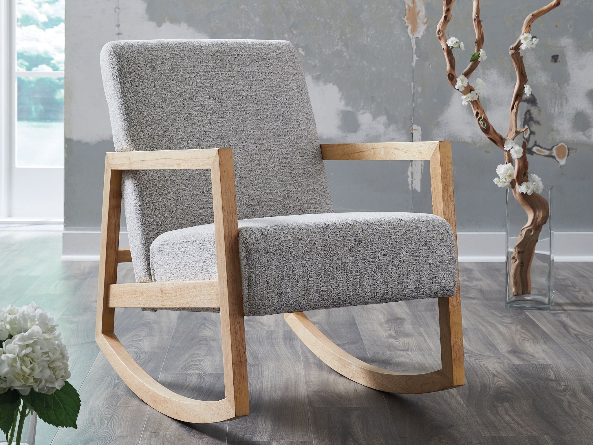 Wychworth - Accent Chair - Gray / Natural
