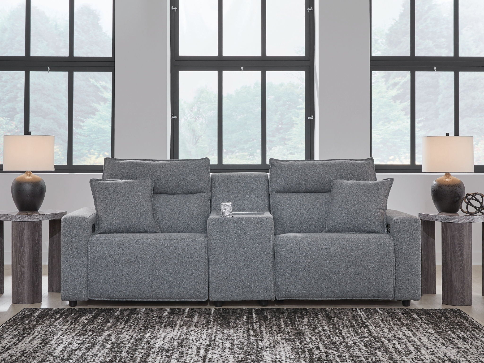Modmax II - Reclining Sectional - Salt And Pepper